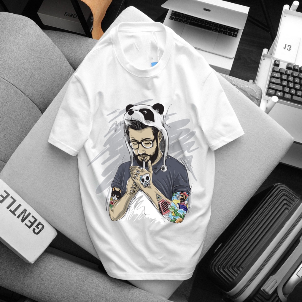 Áo Thun Nam Cổ Tròn SoHa Clothing vải Cotton co giãn dày dặn phông  basic tay ngắn hình in bền đẹp,AT1011