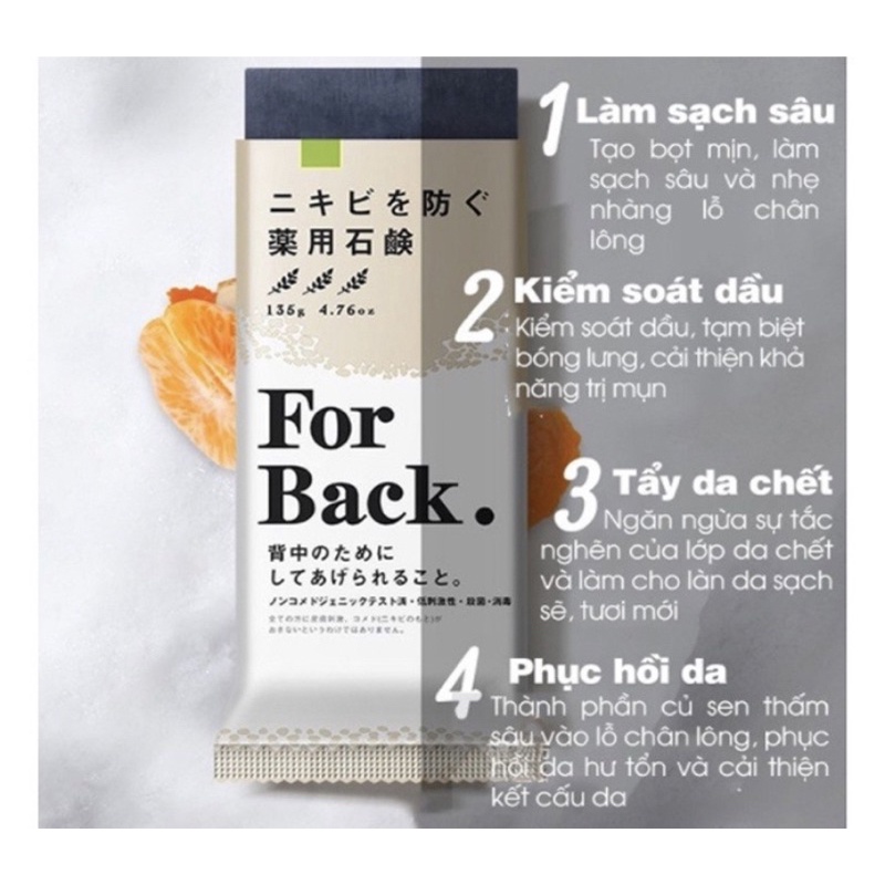 [Hàng auth ] Xà Phòng Pelican Làm Giảm Mụn Lưng 135g