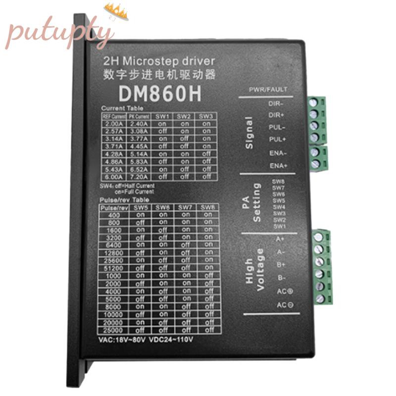 Digital Motor Driver, Dm860H Stepper Motor Driver Is Suitable for 57 86 Series Stepper Motors