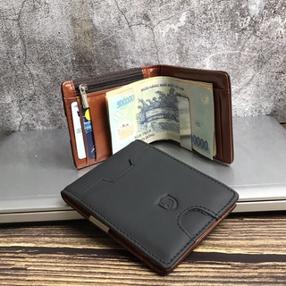 Ví da đựng tiền, thẻ atm... ví da nam công sở cao cấp 100% da bò thật