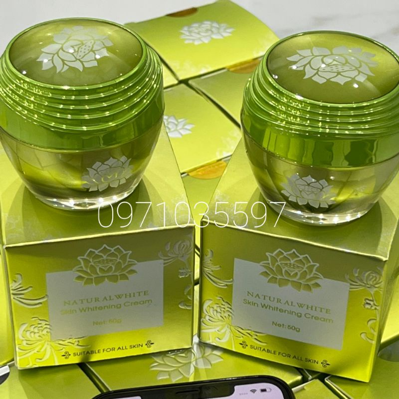 Kem Tái Tạo Da Natural White Skin Whitening Cream Giúp Da Đẹp, Trắng Mịn