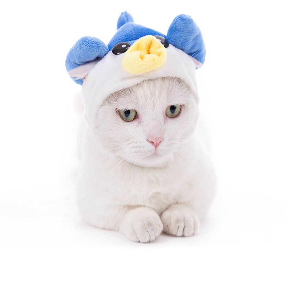Mũ đội đầu cho mèo cưng nhiều hình dạng dễ thương có thể điều chỉnh