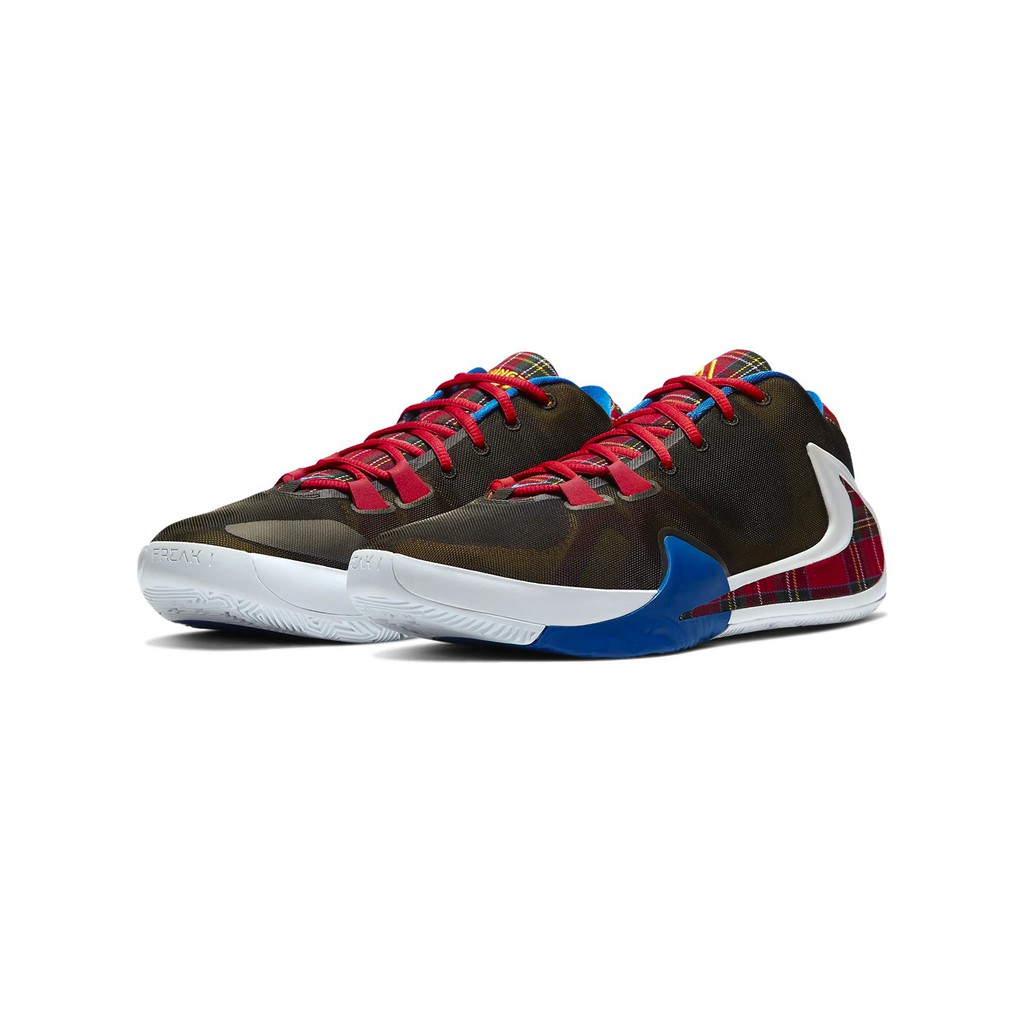 Giày thể thao bóng rổ cổ thấp đen vàng đỏ - Nike Zoom Freak 1 Employee of the month - CD4962-001