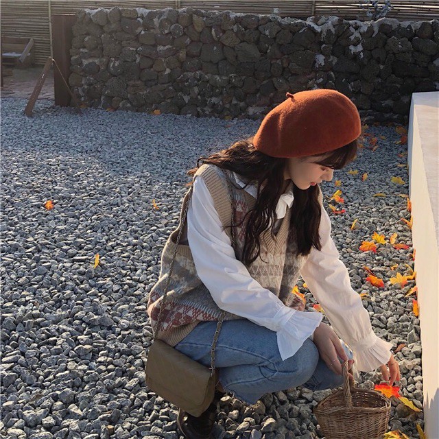 [CÓ SẴN] Áo (gile) GHI LÊ len nữ hoạ tiết thổ cẩm mông cổ - 04 ảnh thật | BigBuy360 - bigbuy360.vn