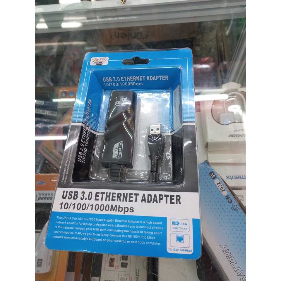 USB 3.0 Gigabit Ethernet Adapter _10/100/1000  USB To  Lan Mạng Dành Cho Windows Mac OS laptop Máy Tín