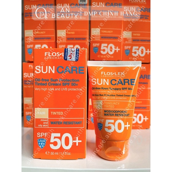 Kem Chống Nắng Kiềm Dầu FLOSLEK SUN OILFREE PROTECTION TINTED Dành Cho Da Dầu, Da Hỗn Hợp 50ml