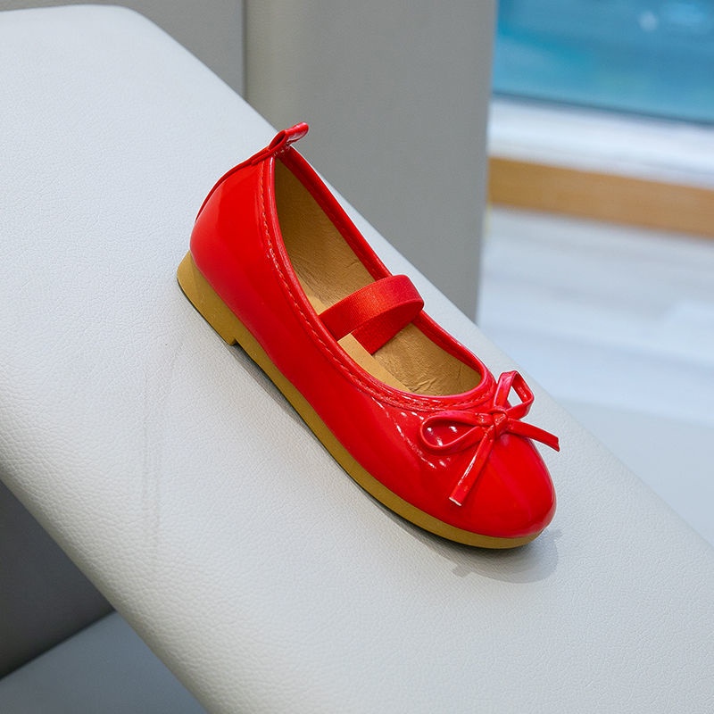 Giày Búp Bê Da Đế Mềm Cho Bé Gái