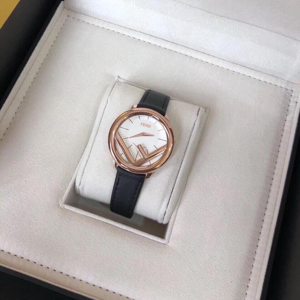 Đồng hồ nữ FENDI RUN AWAY WATCH WITH F IS FENDI LOGO Case 36mm. 3ATM.