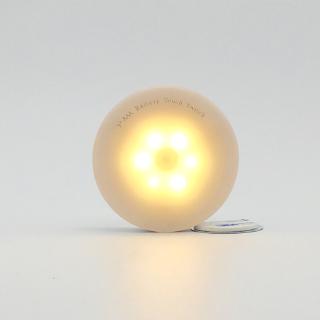 LED Night lights, white shell, white/ warm lighting, Wireless smart touch switch wall lamp, for cabinet stairs corridor night light, Use AAA battery power, 0.6W