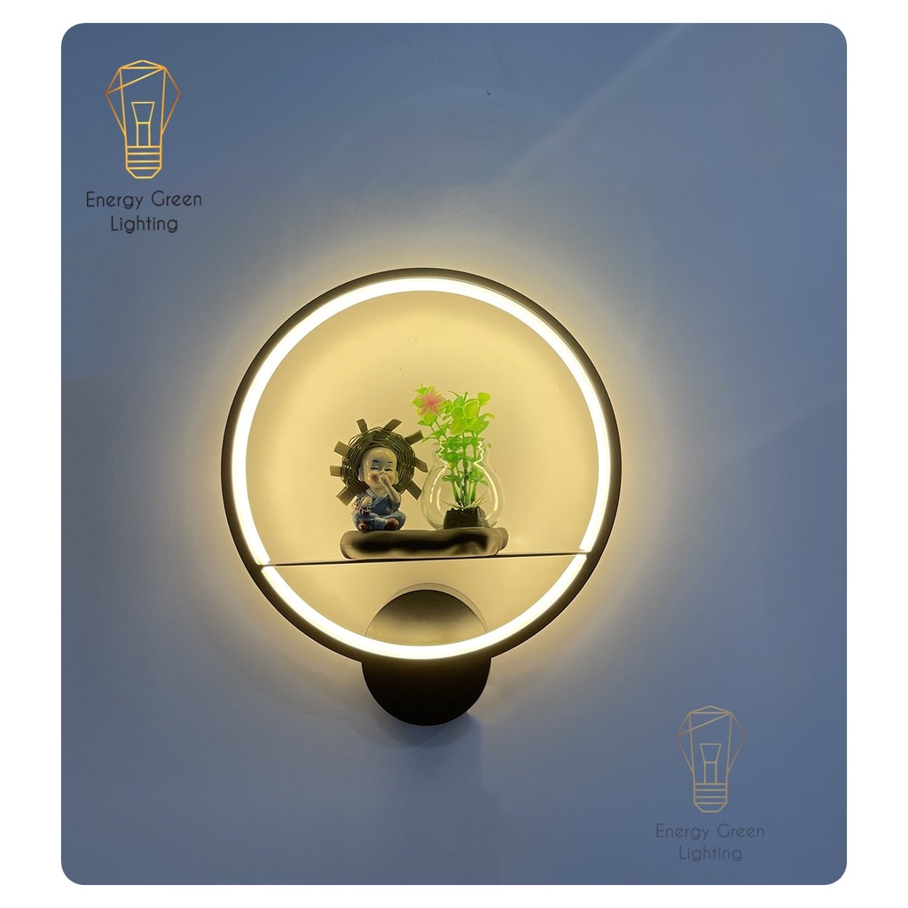 Đèn Led Treo Tường Energy Green Lighting Hiện Đại 4 Mẫu Chú Tiểu Bình An - 3 Chế Độ Ánh Sáng Tiết kiệm GT177