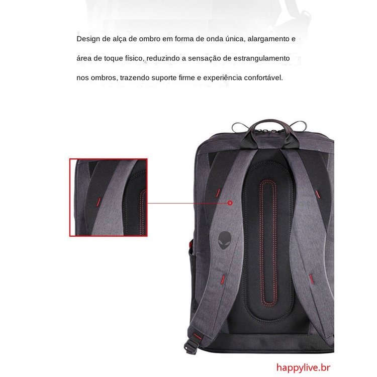 ALIENWARE Ba Lô Đựng Laptop Trọng Lượng Nhẹ Chống Thấm Nước Phong Cách Mới 2022 15.6 17 Inch Dell