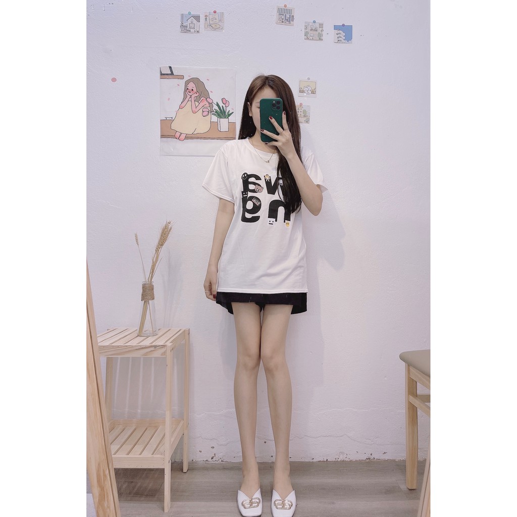 Áo Phông Nữ Suông Dáng Rộng Free Size Free Ship, Áo Thun Hè Chất Siêu Mát Hình In Rõ Ràng Dễ Thương Không Bong Tróc, MN8 | BigBuy360 - bigbuy360.vn