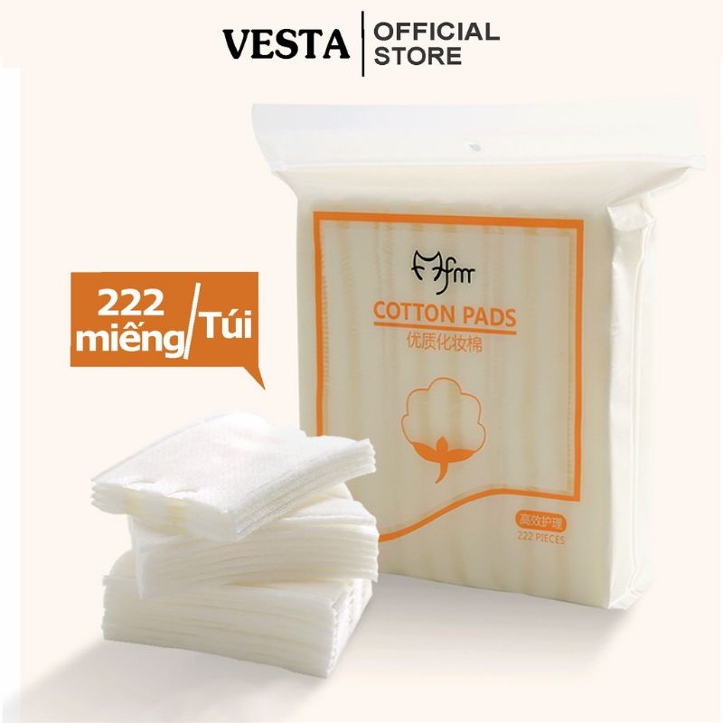 Bông tẩy trang 3 lớp cotton pads