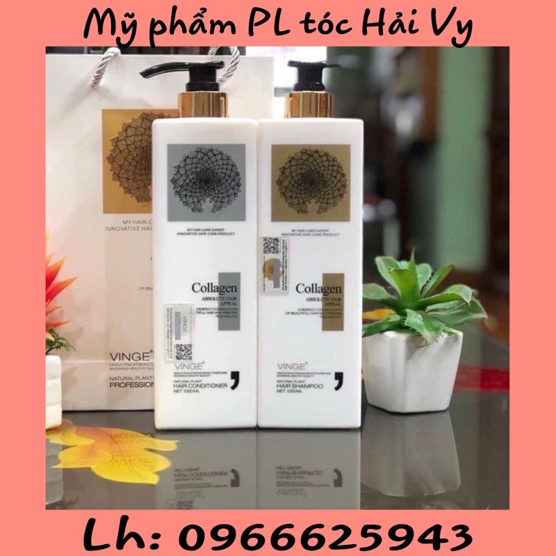 Dầu gội xả Collagen VINGE 850ml
