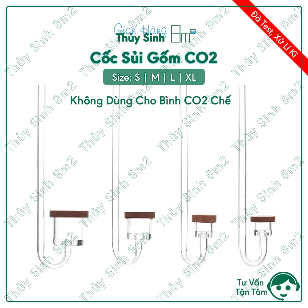 Cốc Sủi Gốm CO2 Thủy Sinh EBI-VN | Bọt Siêu Mịn Giá Rẻ - 8m2
