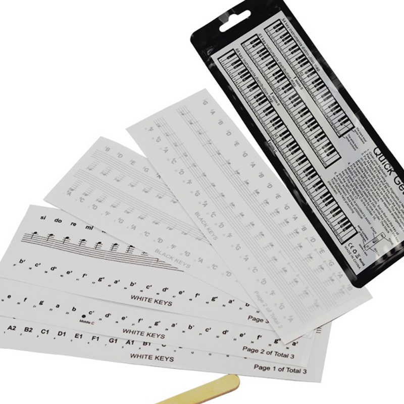 Miếng Dán Bàn Phím Đàn Piano Bằng PVC Trong Suốt