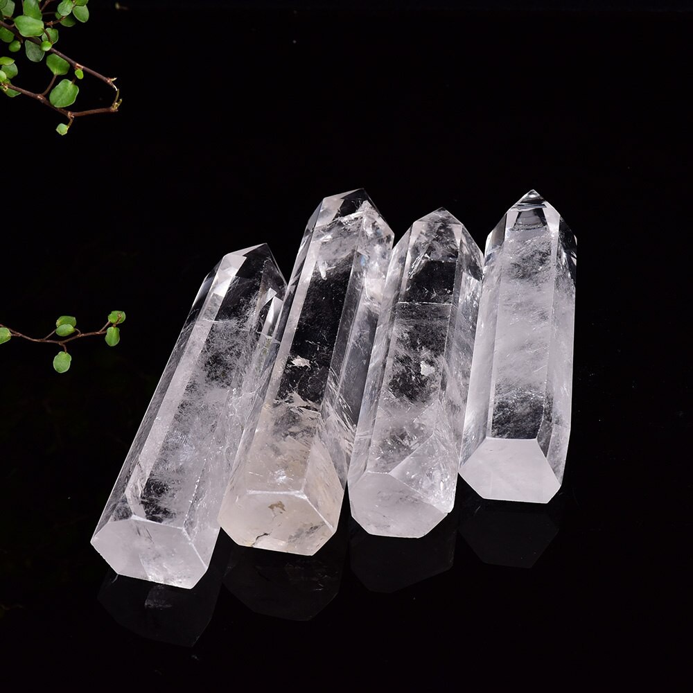 Trụ đá thanh tẩy Clear Quartz