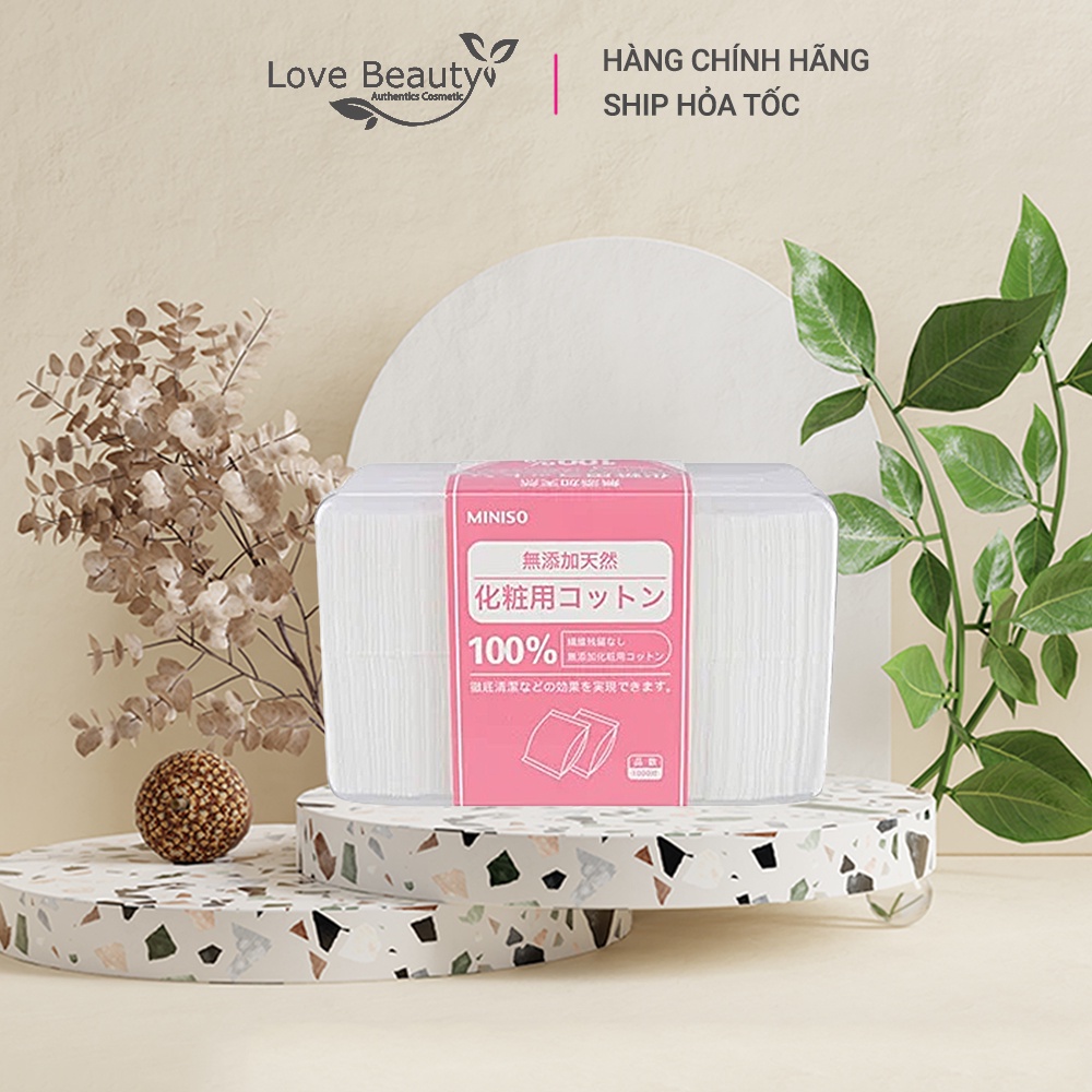 Bông tẩy trang Miniso