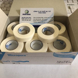 Băng dính mép mũi 3M 1,25cm [Trắng]