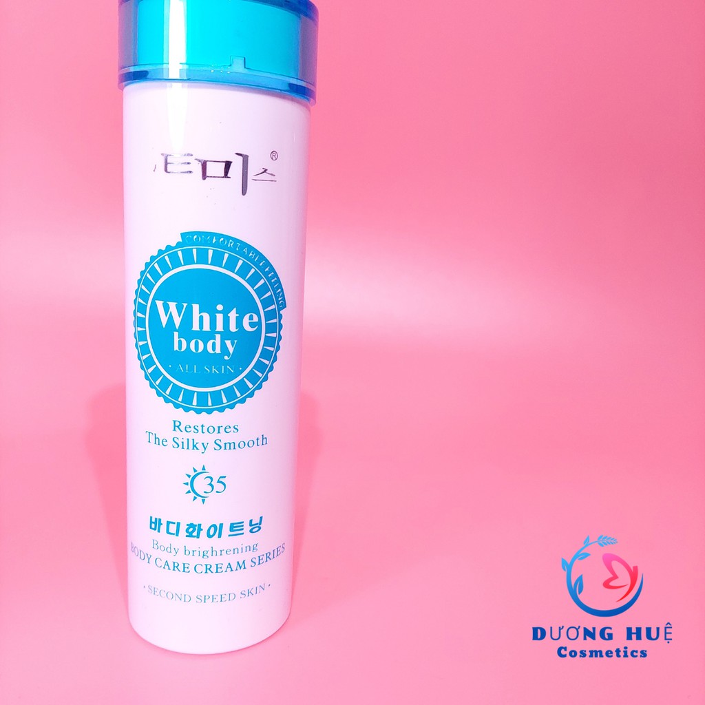 Kem chống nắng kích trắng da Hàn Quốc WHITE BODY 150ml (Chính hãng)