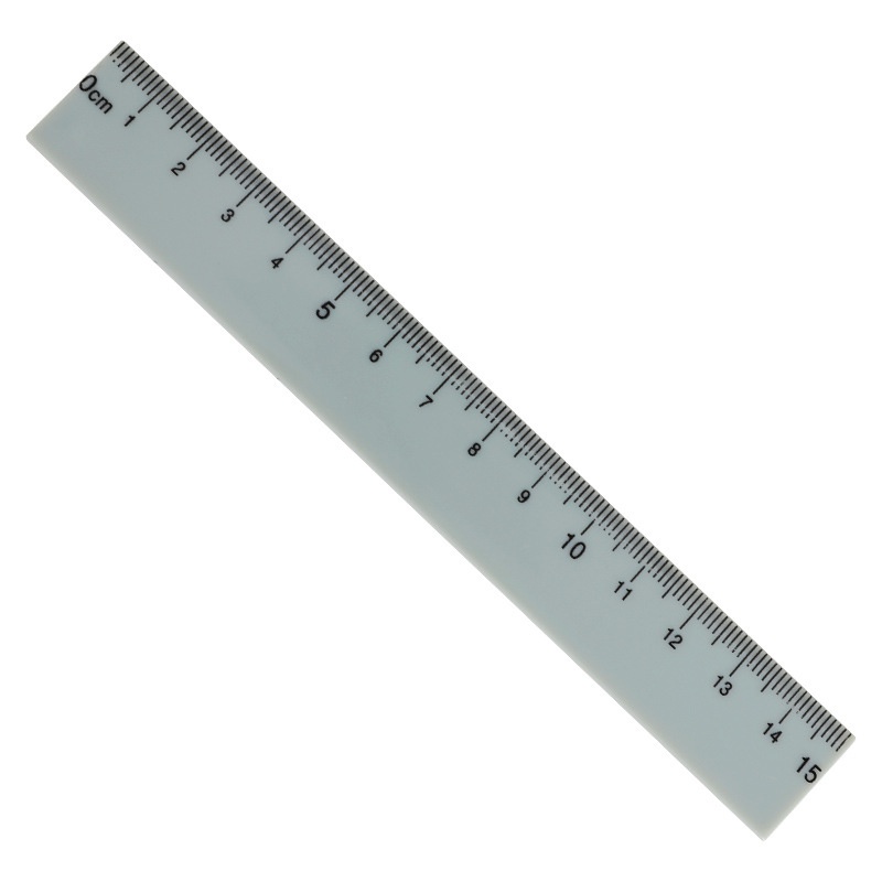 Thước Đo Màu Sắc Đơn Giản 15cm Dành Cho Học Sinh