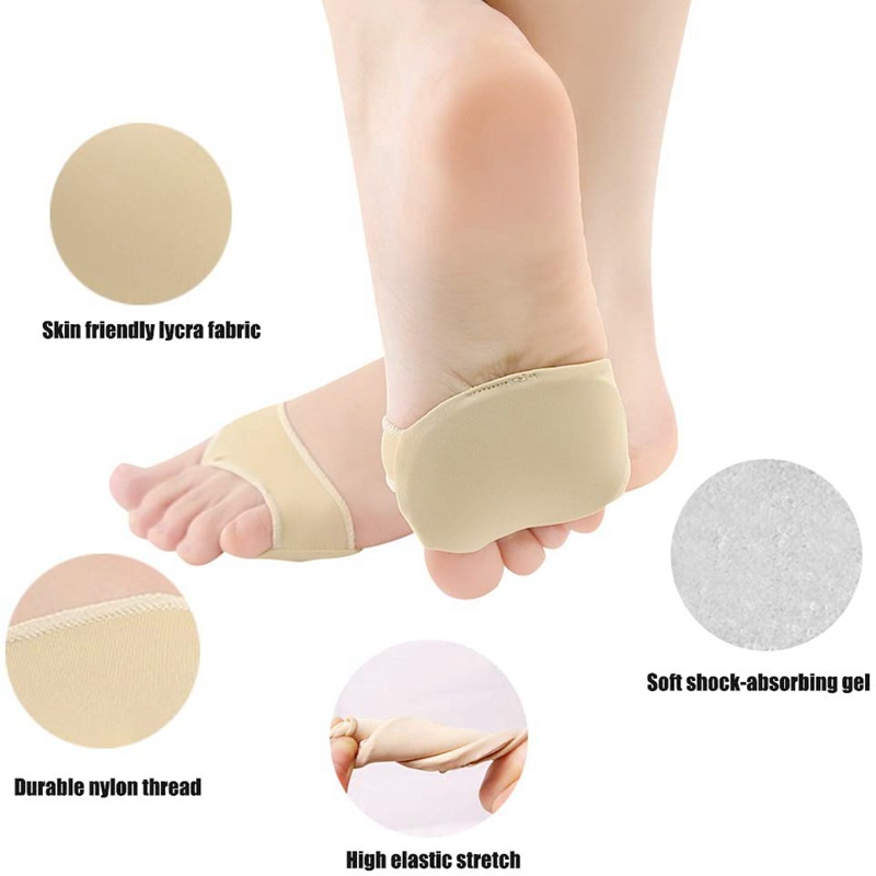 Cặp Đệm Silicone Lót Giày Giảm Đau Chân Thoáng Khí Giảm Đau