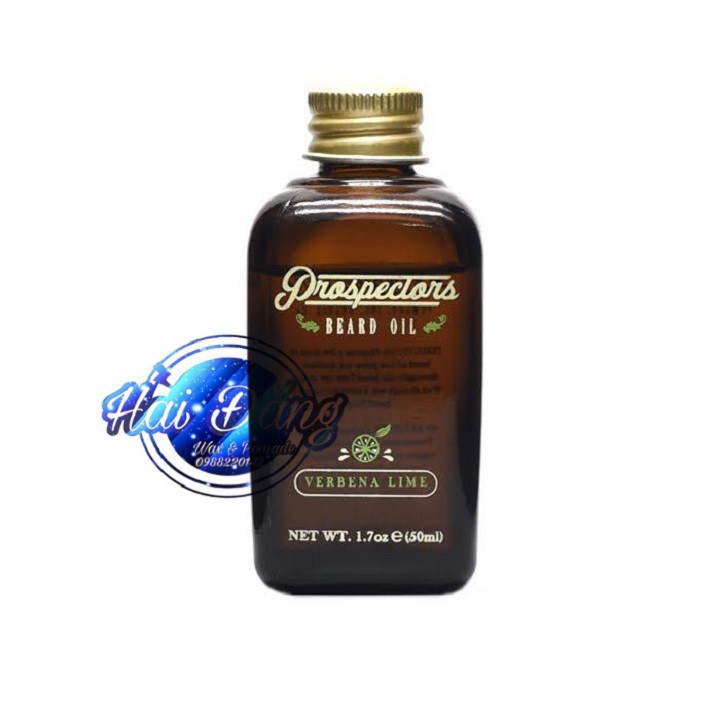 [ Chính Hãng USA ] Tinh dầu dưỡng râu Prospectors Verbena Lime Beard Oil