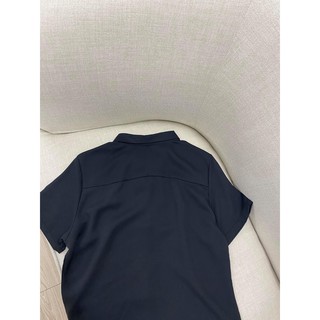 Áo sơ mi tay ngắn màu đen short basic shirt Maxy Workshop