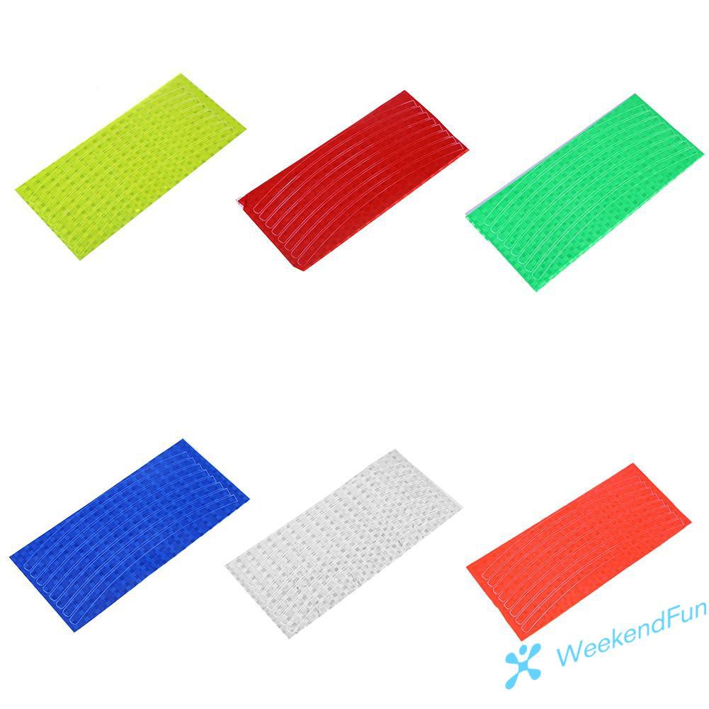 Miếng dán phản quang trang trí bánh xe đạp / xe máy