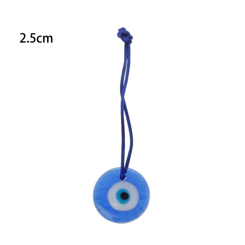 Phụ kiện mắt quỷ màu xanh dương hấp thụ năng lượng tiêu cực mang lại may mắn 1"-2.5"