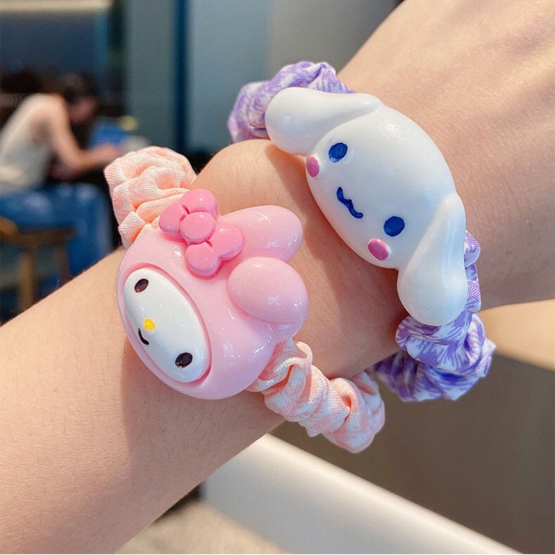 Dây Cột Tóc Mini Họa Tiết Hoạt Hình Dễ Thương Phong Cách Hàn Quốc Thời Trang Mùa Hè