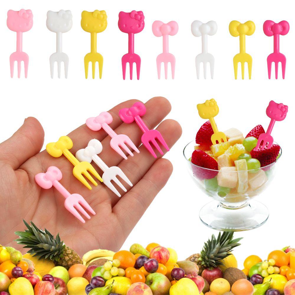 Nĩa Ăn Trái Cây Họa Tiết Hoạt Hình DIY 1 Cho Bé