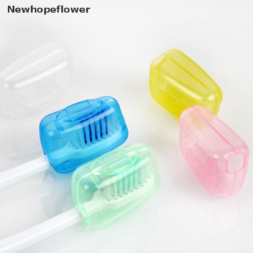 1/ 5 Nắp đậy bọc đầu bàn chải đánh răng tiện dụng khi đi du lịch