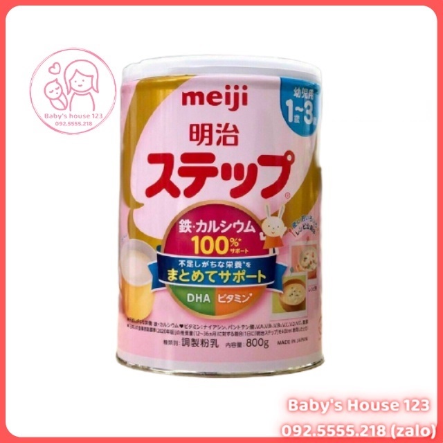 Sữa Meiji 1-3 Nội Địa Nhật Bản - Hôp 800gr