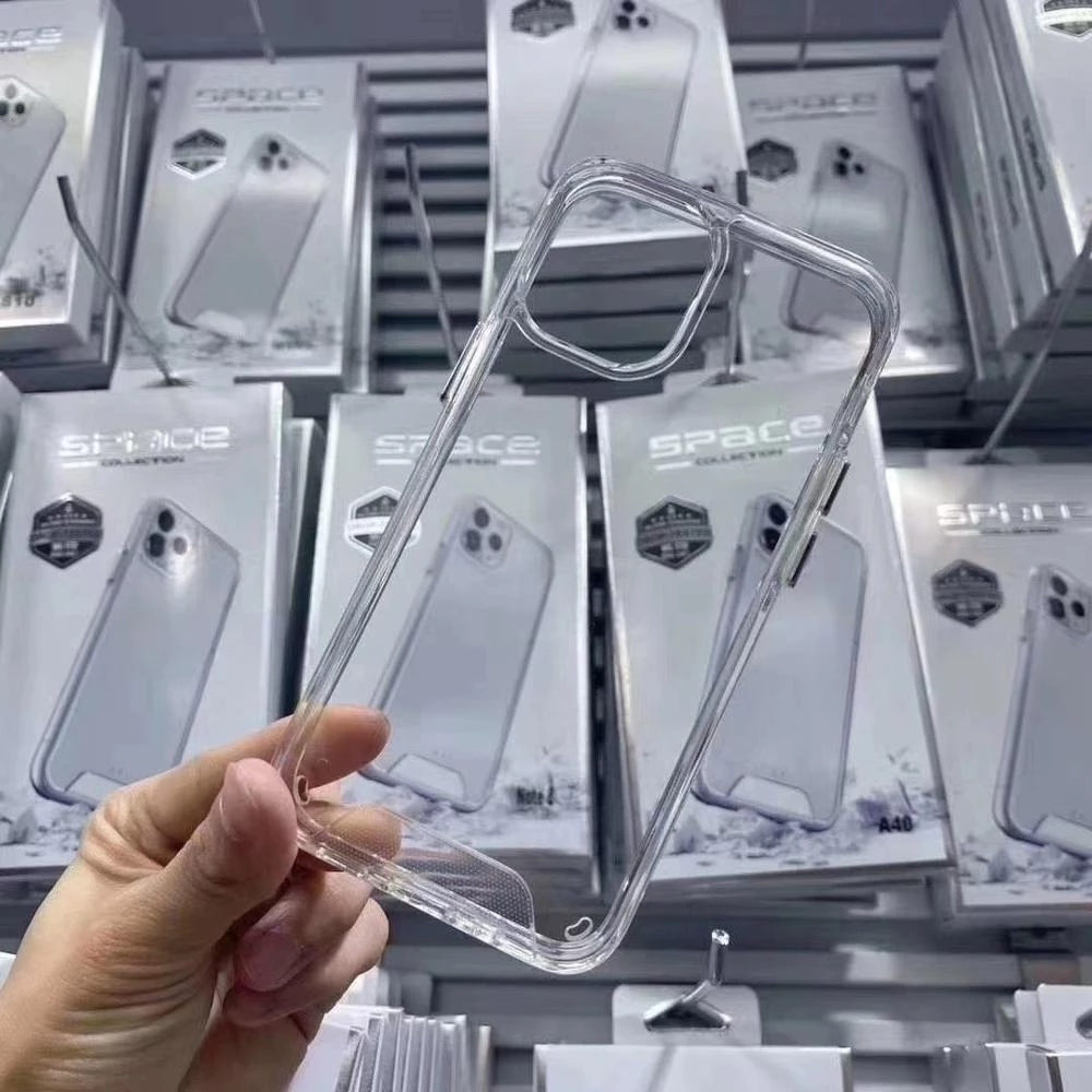Ốp điện thoại PC trong suốt chống sốc cho iPhone 14 Pro Max 13 Pro Max 12 mini/12/12 Pro Max 5.4-Inch 11Pro Max 6/7/8 Plus XS Max XR SE20
