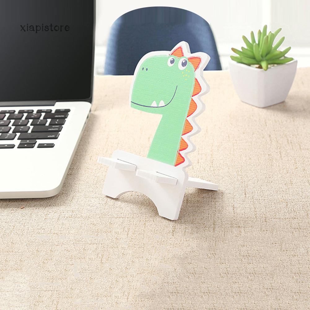 Giá đỡ điện thoại bằng gỗ hình động vật dễ thương