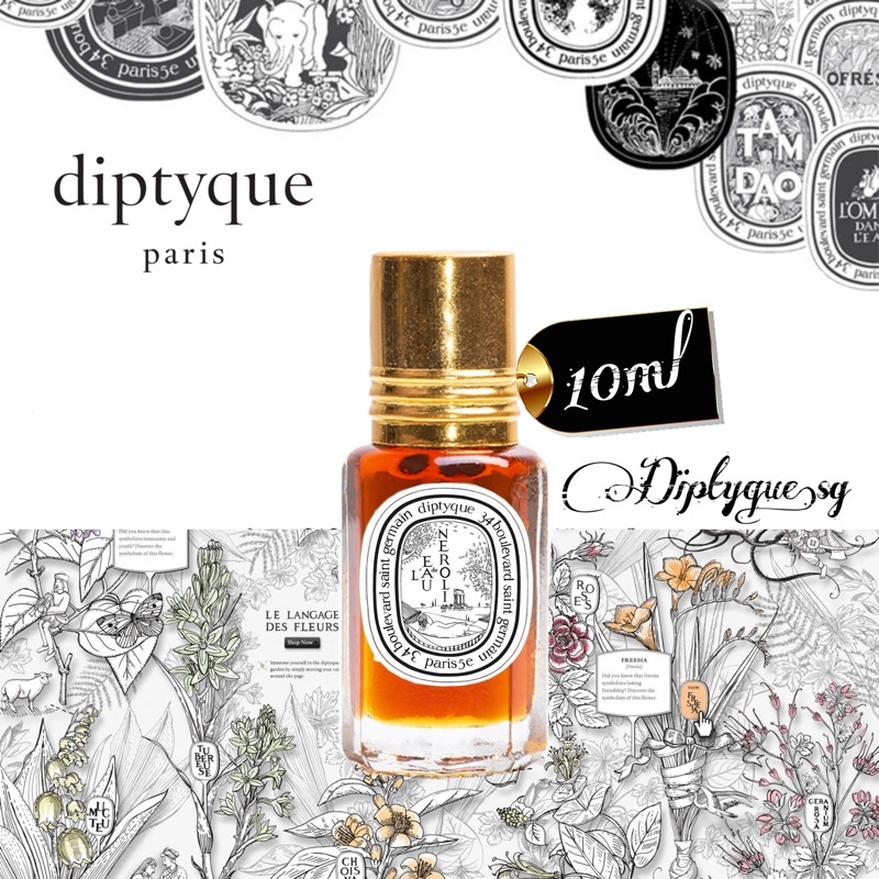 [𝐎𝐢𝐥 𝐏𝐞𝐫𝐟𝐮𝐦𝐞] Tinh Dầu Nước Hoa Nguyên Chất Diptyque L'EAU DE NEROLI 10ml/30ml