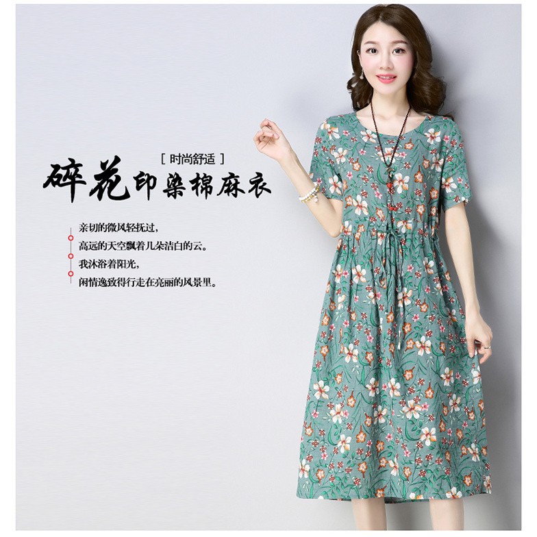 Váy Bầu Thiết Kế Dài Tay Đầm Bầu Công Sở Hoa Dáng Suông Freesize DB04