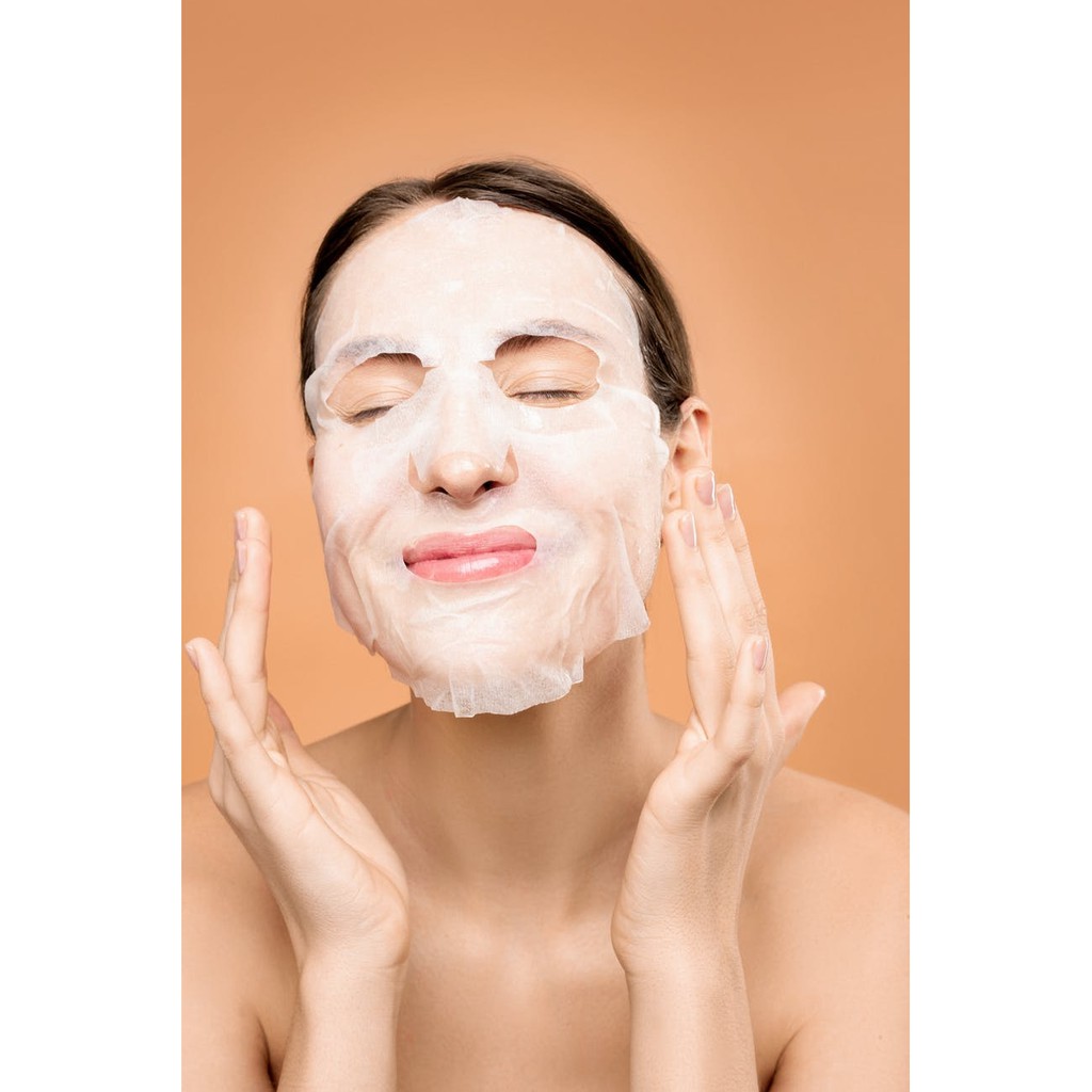 Hộp 10 Mặt nạ giảm mụn dưỡng ẩm Caryophy Portulaca Mask Sheet 22g x 10