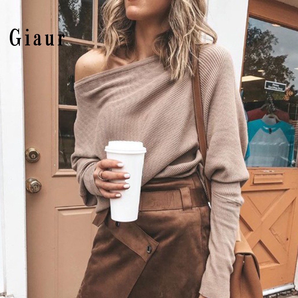 Áo len nữ tay dài hở vai gợi cảm | BigBuy360 - bigbuy360.vn