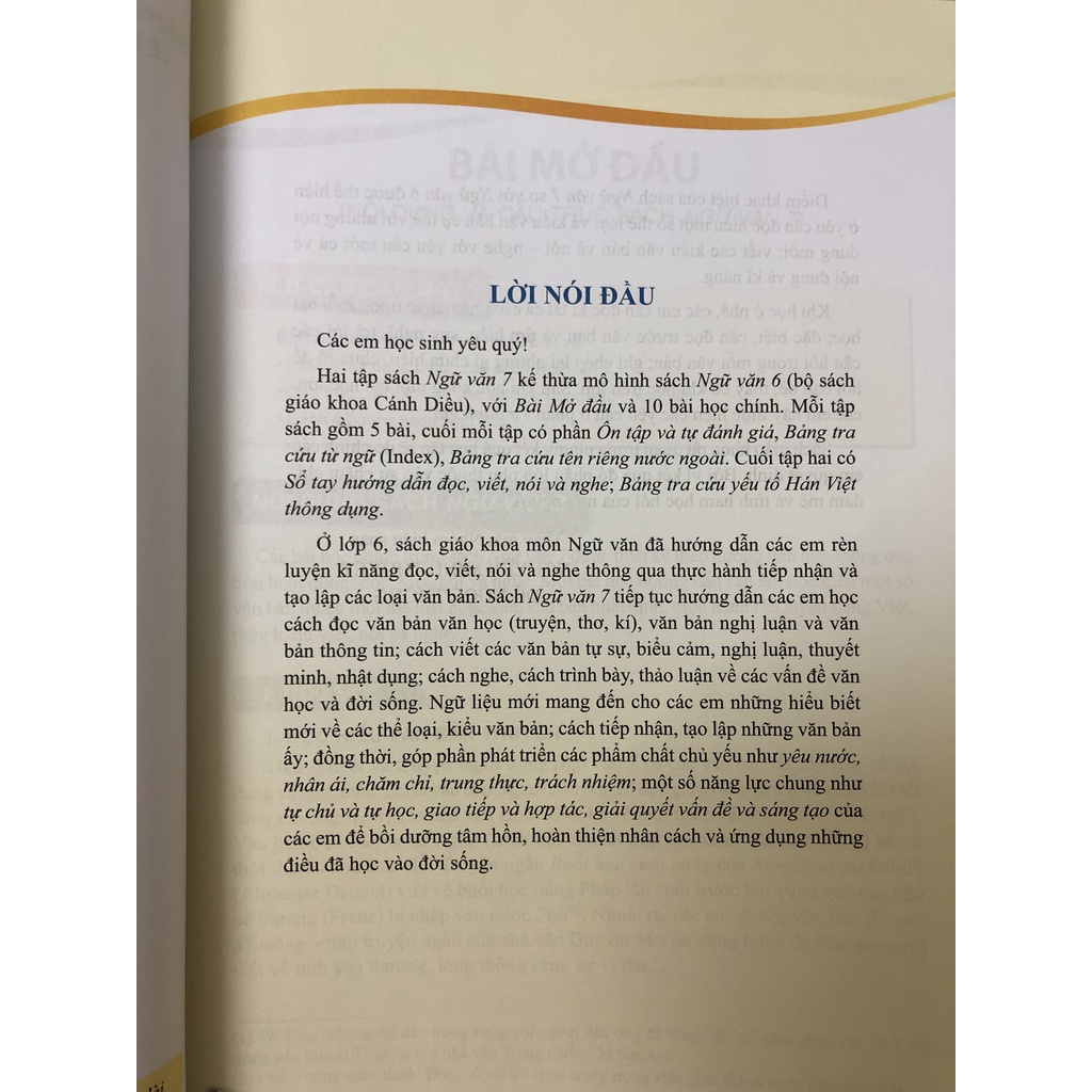 Sách giáo khoa Ngữ văn 7 Cánh Diều mới 2022
