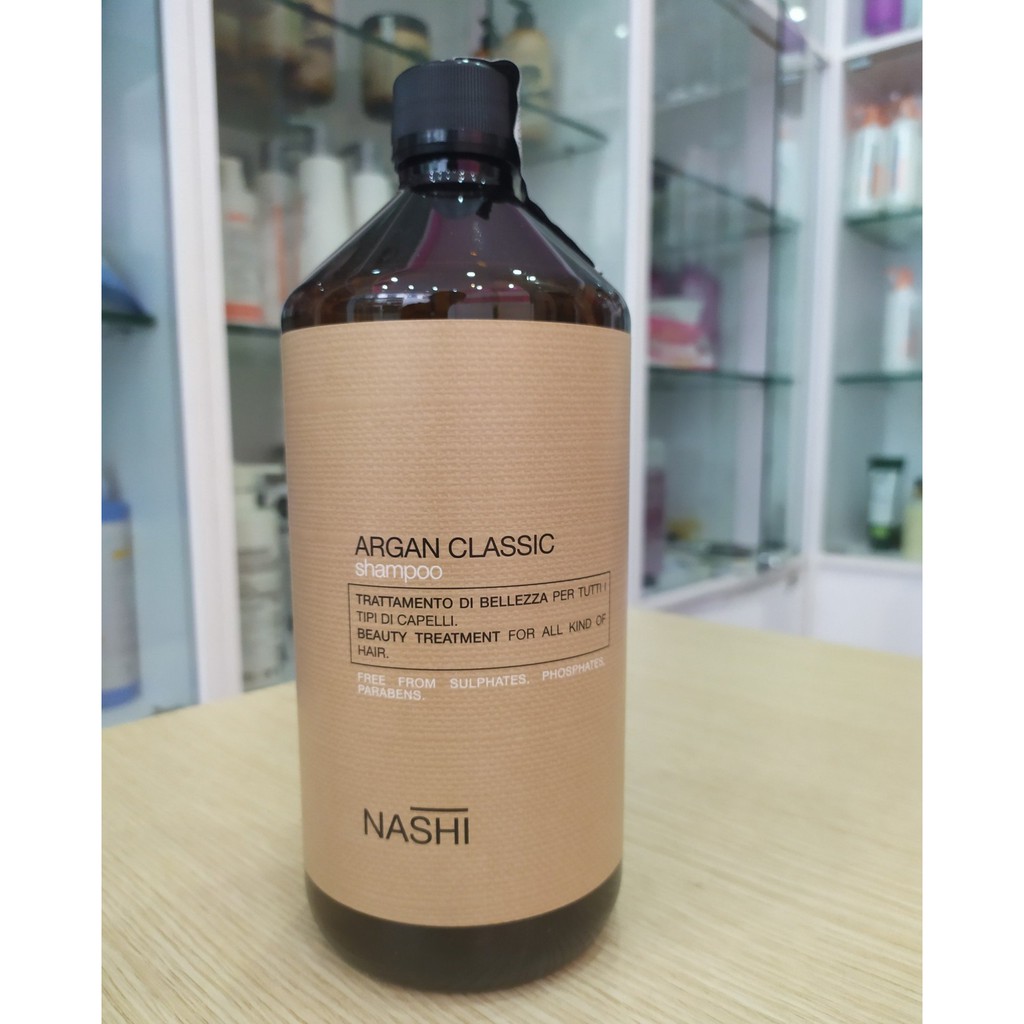 [NASHI-CHÍNH HÃNG ] DẦU GỘI  PHỤC HỒI HƯ TỔN NASHI ARGAN CLASSIC 1000ML