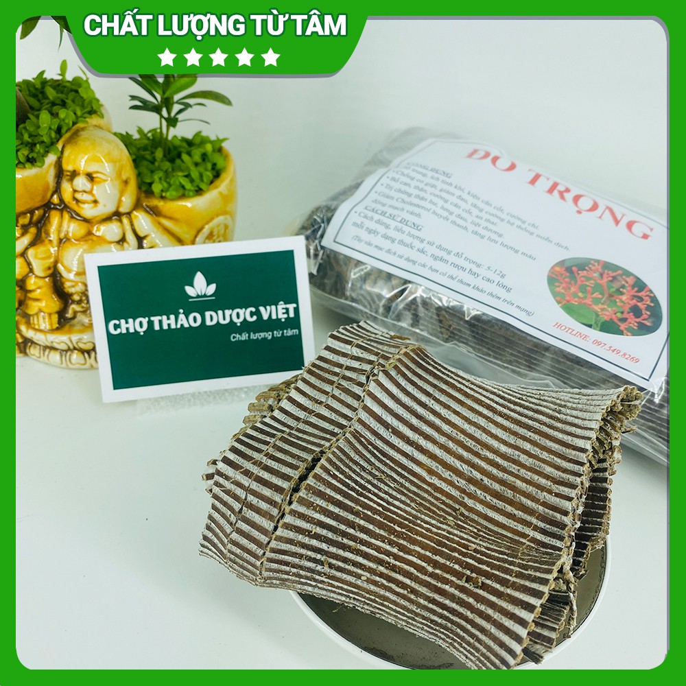 Đỗ trọng khô, sạch, đẹp 500g - Chợ Thảo Dược Việt