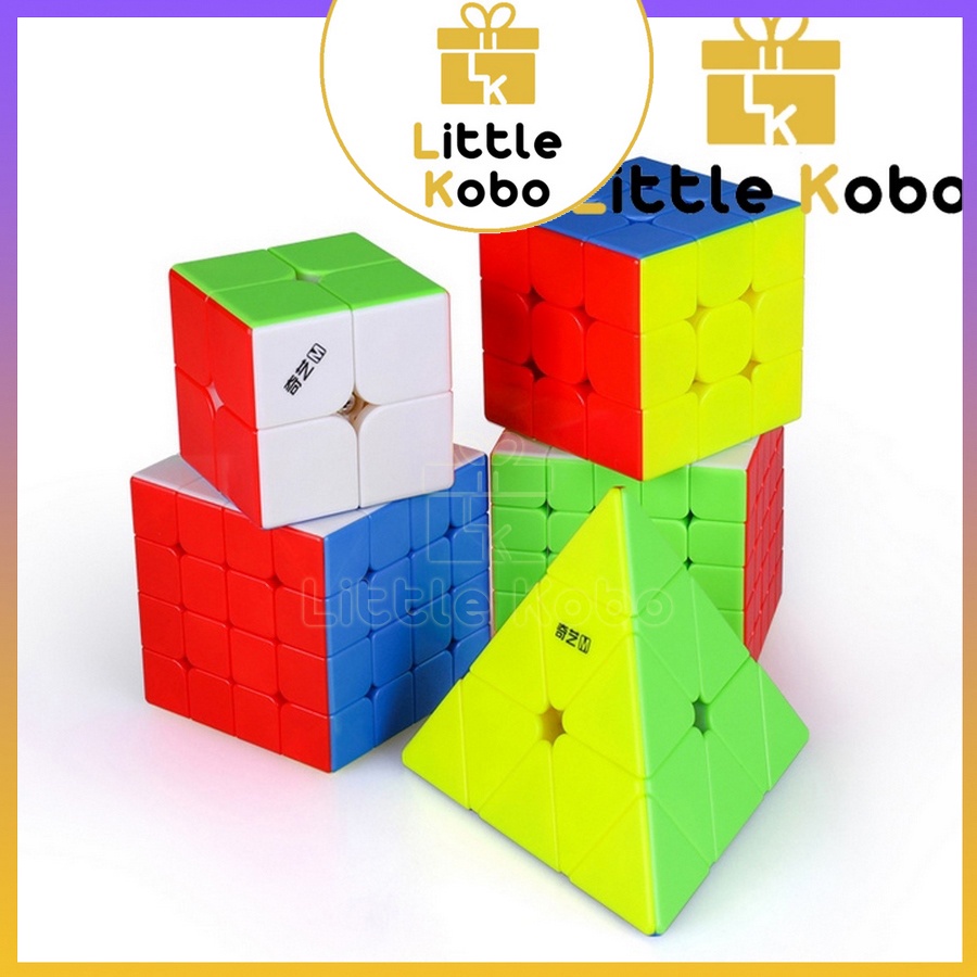 Rubik 2x2 Nam Châm QiYi MS Magnetic Stickerless Rubic 2 Tầng Đồ Chơi Trí Tuệ