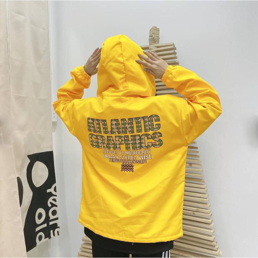 Áo khoác dù Mẫu mới unisex hình thật bao đẹp mềm mịn 2 lớp - Atlantic