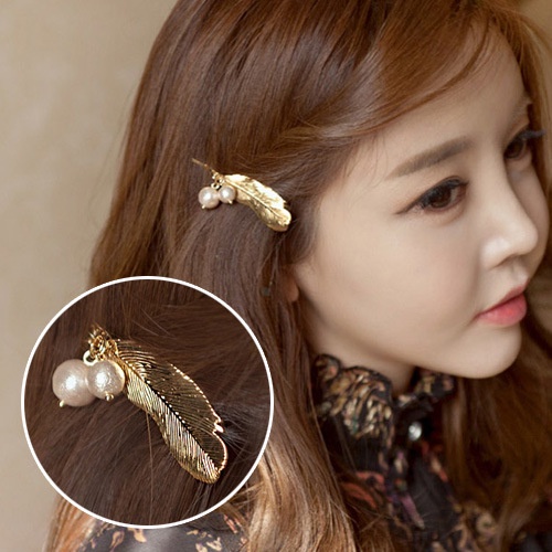 Kẹp tóc lá cây cherry nữ tính thời trang nhiều mẫu giá rẻ hot K00