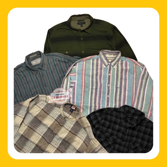 Áo Flannel Mỹ 2hand
