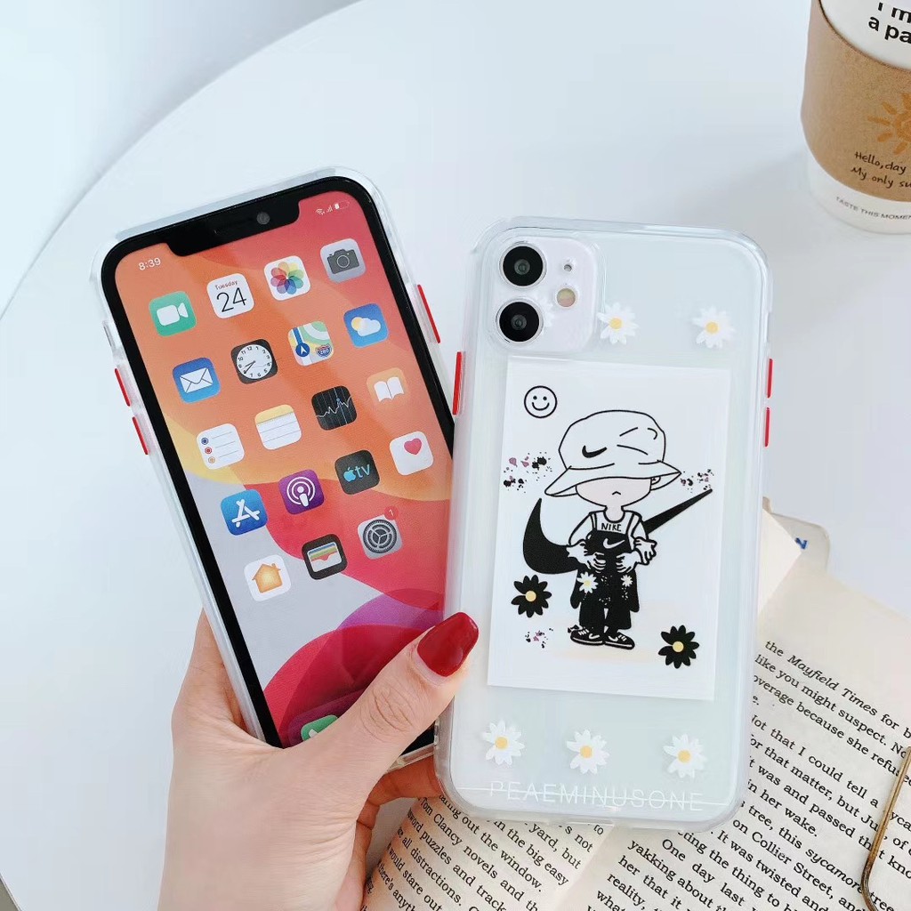 Ốp điện thoại mềm hình hoa cúc nhỏ cho iPhone11 11Promax 12mini 12 Pro Promax 7Plus 7 8 8 X XR XSmax SE2020 | BigBuy360 - bigbuy360.vn