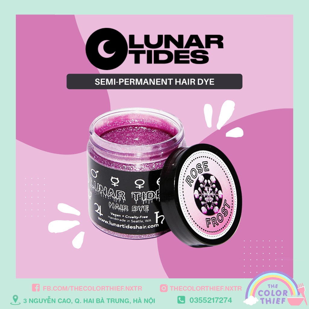 Thuốc nhuộm tóc Lunar Tides Semipermanent chất đặc bền màu The Color Thief