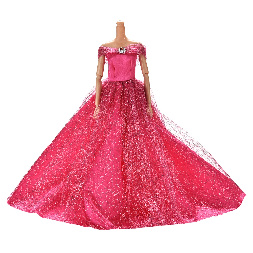Đầm Cưới Thời Trang Cho Búp Bê Barbie Với 7 Màu Lựa Chọn